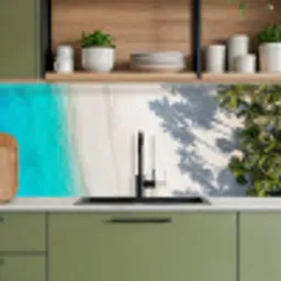 Landschap - Zee - Strand keuken achterwand 2 middel -sfeer3