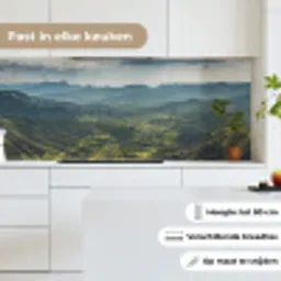 Landschap - Vallei - Groen keuken achterwand 2 middel -sfeer4_NL