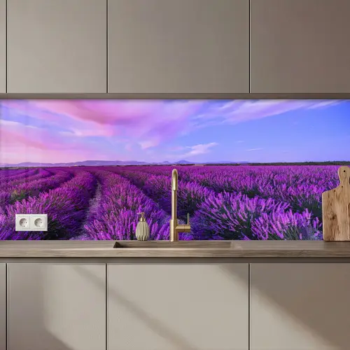 Lavendel - Paars - Bloemen - Natuur keuken achterwand 2 middel zz_3dshopping
