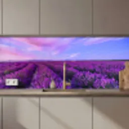 Lavendel - Paars - Bloemen - Natuur keuken achterwand 2 middel zz_3dshopping