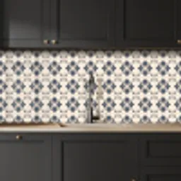 Bladvorm - Klassiek - Kleurrijk keuken achterwand 2 middel 871 -sfeer1