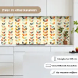 Bladeren - Jaren 50 - Patroon keuken achterwand 2 middel 871 -sfeer4_NL