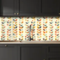 Bladeren - Jaren 50 - Patroon keuken achterwand 2 middel 871 -sfeer1