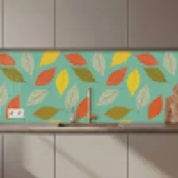 Bladeren - Herfst - Vintage - Pastel - Patroon keuken achterwand 2 middel 871 zz_3dshopping