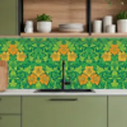 Bladeren - Bloemen - Boho - Hippie - Patronen keuken achterwand 2 middel 871 -sfeer3