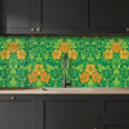 Bladeren - Bloemen - Boho - Hippie - Patronen keuken achterwand 2 middel 871 -sfeer1