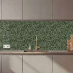 Bladeren - Organisch - Groen keuken achterwand 2 middel 871 zz_3dshopping