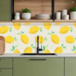 Citroen - Fruit - Vintage - Design keuken achterwand 2 middel 871 -sfeer3
