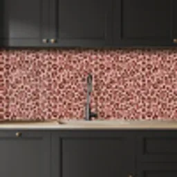 Luipaard - Patroon - Roze keuken achterwand 2 middel 871 -sfeer1