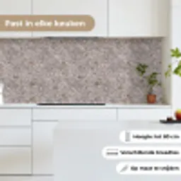 Licht - Grijs - Textuur keuken achterwand 2 middel 871 -sfeer4_NL