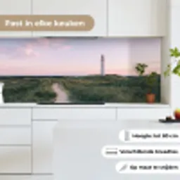 Vuurtoren - Duinlandschap - Zee keuken achterwand 2 middel -sfeer4_NL