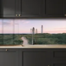 Vuurtoren - Duinlandschap - Zee keuken achterwand 2 middel -sfeer1