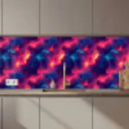 Bliksem - Wolken - Kleurenrijk keuken achterwand 2 middel 871 zz_3dshopping