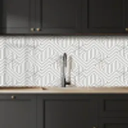 Lijn - Design - Geometrie - Patroon keuken achterwand 2 middel 871 -sfeer1