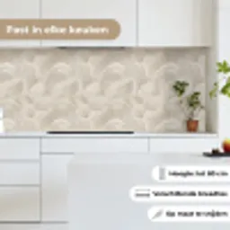 Lijnen - Waaier - Beige keuken achterwand 2 middel 871 -sfeer4_NL
