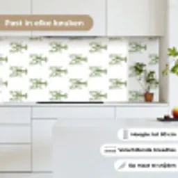 Kreeften - Groen - Patroon keuken achterwand 2 middel -sfeer4_NL