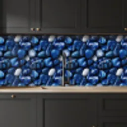 Luxe - Blauwe - Marmer - Stenen keuken achterwand 2 middel 871 -sfeer1