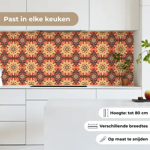 Mandala - Bohemian - Design keuken achterwand 2 middel 871 -sfeer4_NL