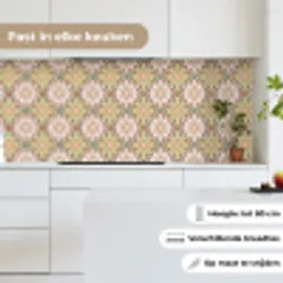 Mandala - Bohemian - Bloemen - Patronen keuken achterwand 2 middel 871 -sfeer4_NL