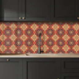 Mandala - Bloemen - Boho - Patronen keuken achterwand 2 middel 871 -sfeer1