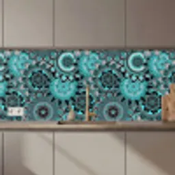Mandala - Bloemen - Design keuken achterwand 2 middel 871 zz_3dshopping