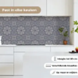 Mandala - Bloemen - Vintage - Patronen keuken achterwand 2 middel 871 -sfeer4_NL