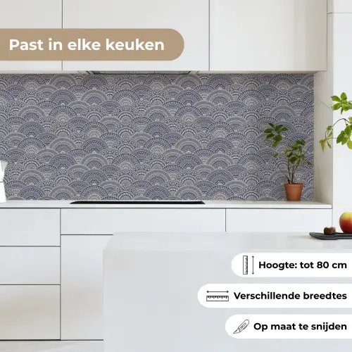 Mandala - Patronen - Vintage - Abstract - Japans keuken achterwand 2 middel 871 -sfeer4_NL