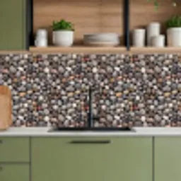 Marmer - Kleuren - Kiezels keuken achterwand 2 middel 871 -sfeer3