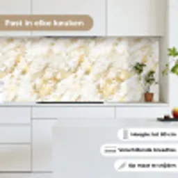 Marmer - Goud - Structuur keuken achterwand 2 middel 871 -sfeer4_NL