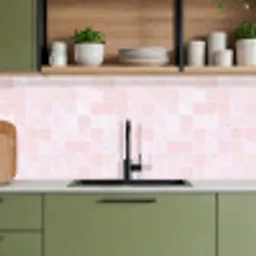 Marmer - Patroon - Mozaïek - Roze keuken achterwand 2 middel 871 -sfeer3