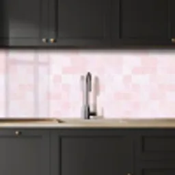 Marmer - Patroon - Mozaïek - Roze keuken achterwand 2 middel 871 -sfeer1