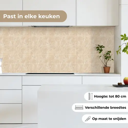 Marmer - Tegels - Beige keuken achterwand 2 middel 871 -sfeer4_NL