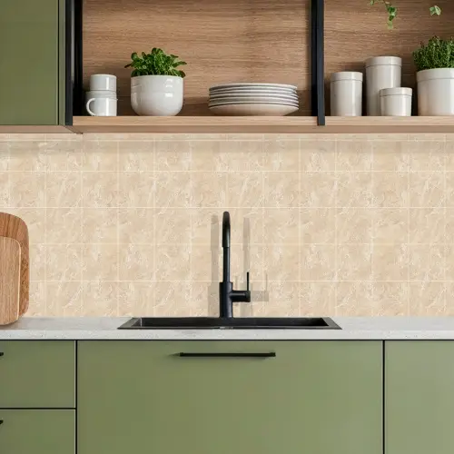 Marmer - Tegels - Beige keuken achterwand 2 middel 871 -sfeer3