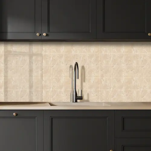 Marmer - Tegels - Beige keuken achterwand 2 middel 871 -sfeer1