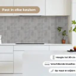 Mat - Wand - Tegels - Grijs keuken achterwand 2 middel 871 -sfeer4_NL