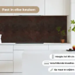 Metaal - Roest - Donker - Bruin keuken achterwand 2 middel 871 -sfeer4_NL