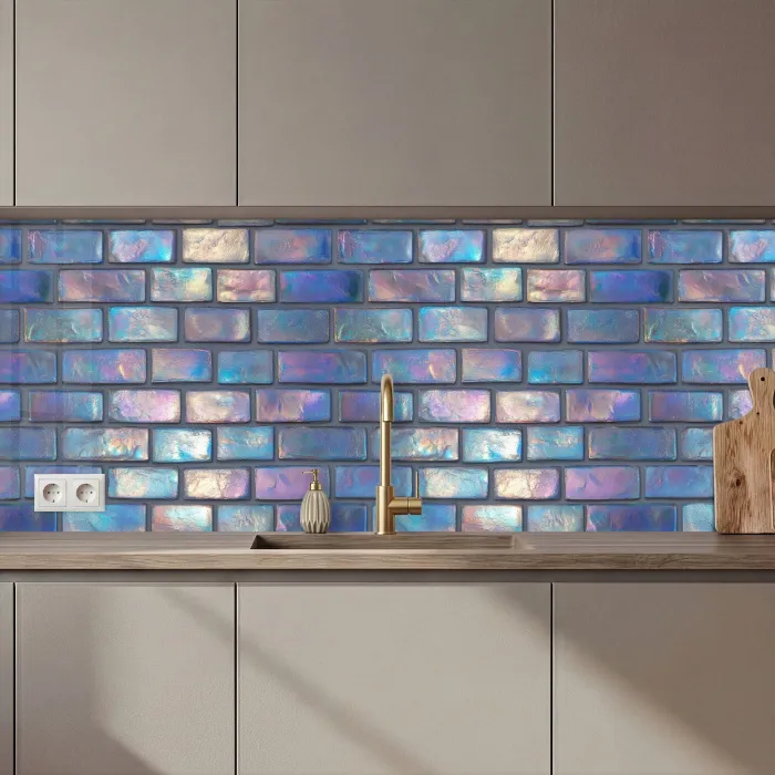 Metallic - Bakstenen - Glans - Kleuren keuken achterwand 2 middel 871 zz_3dshopping