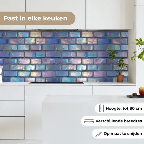 Metallic - Bakstenen - Glans - Kleuren keuken achterwand 2 middel 871 -sfeer4_NL