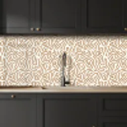 Minimalistisch - Patroon - Terracotta keuken achterwand 2 middel 871 -sfeer1