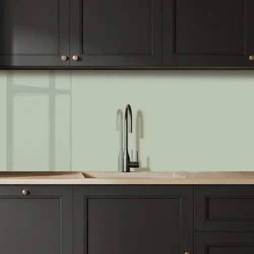 Mintgroen - Effen kleur keuken achterwand 2 middel 871 -sfeer1