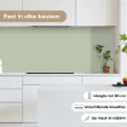 Mintgroen - Effen kleur keuken achterwand 2 middel 871 -sfeer4_NL