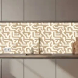 Modern - Abstract - Beige keuken achterwand 2 middel 871 zz_3dshopping