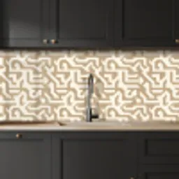 Modern - Abstract - Beige keuken achterwand 2 middel 871 -sfeer1