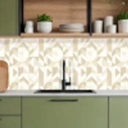 Modern - Abstract - Beige keuken achterwand 2 middel 871 -sfeer3