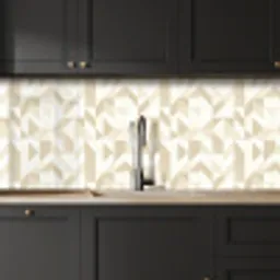 Modern - Abstract - Beige keuken achterwand 2 middel 871 -sfeer1