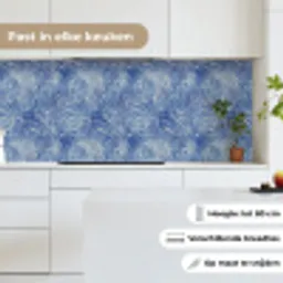 Modern - Abstract - Blauw keuken achterwand 2 middel 871 -sfeer4_NL