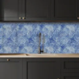 Modern - Abstract - Blauw keuken achterwand 2 middel 871 -sfeer1