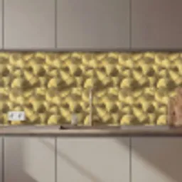 Modern - Cirkel - Goud keuken achterwand 2 middel 871 zz_3dshopping