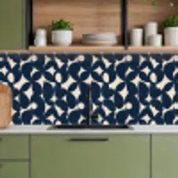 Modern - Geometrisch - Blauw keuken achterwand 2 middel 871 -sfeer3