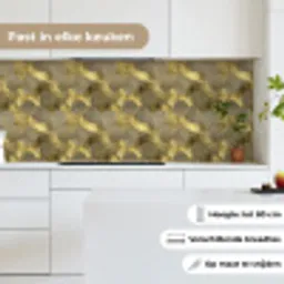 Modern - Geometrisch - Goud keuken achterwand 2 middel 871 -sfeer4_NL